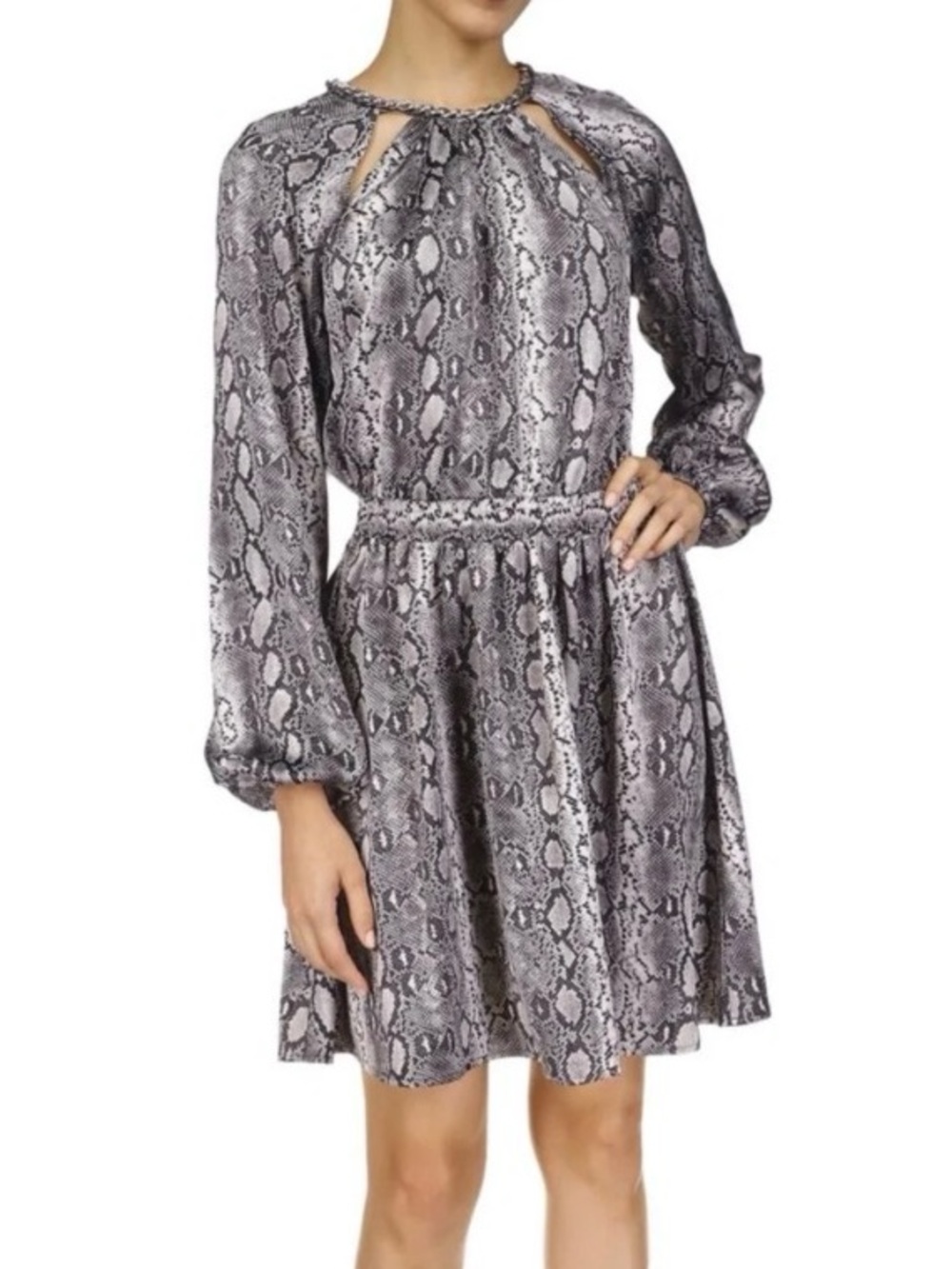 Michael Kors Snakeskin Chain Dress